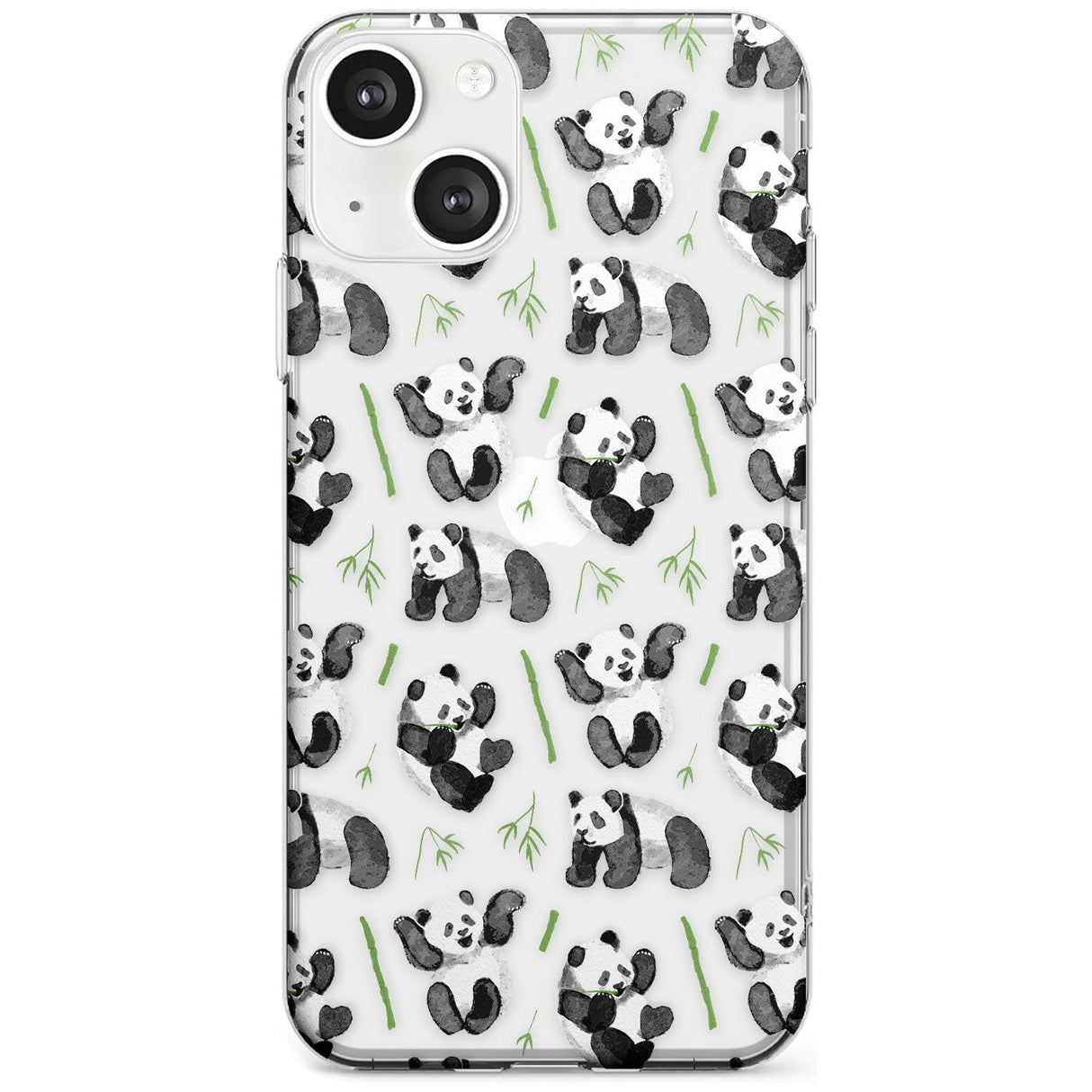 Watercolour Panda Pattern