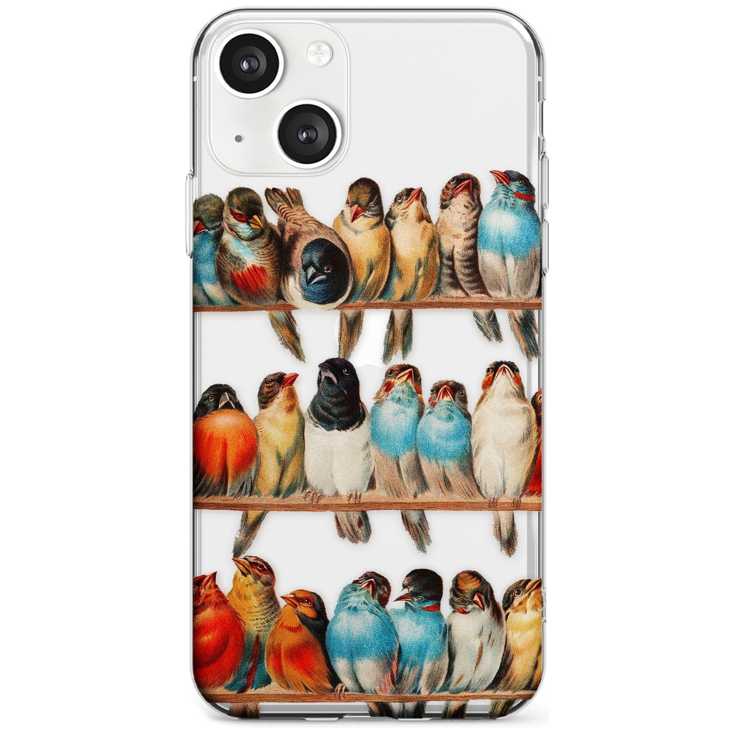 A Perch of Birds Slim Phone Case for iPhone 13 & 13 Mini