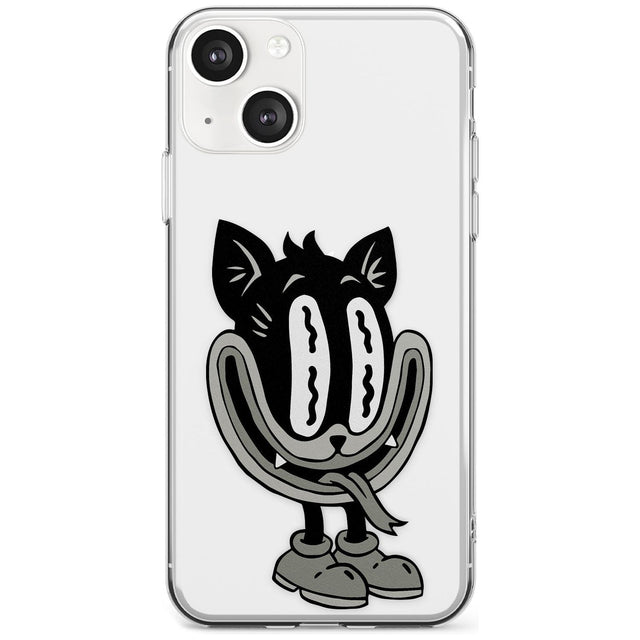 Faded Feline Slim Phone Case for iPhone 13 & 13 Mini