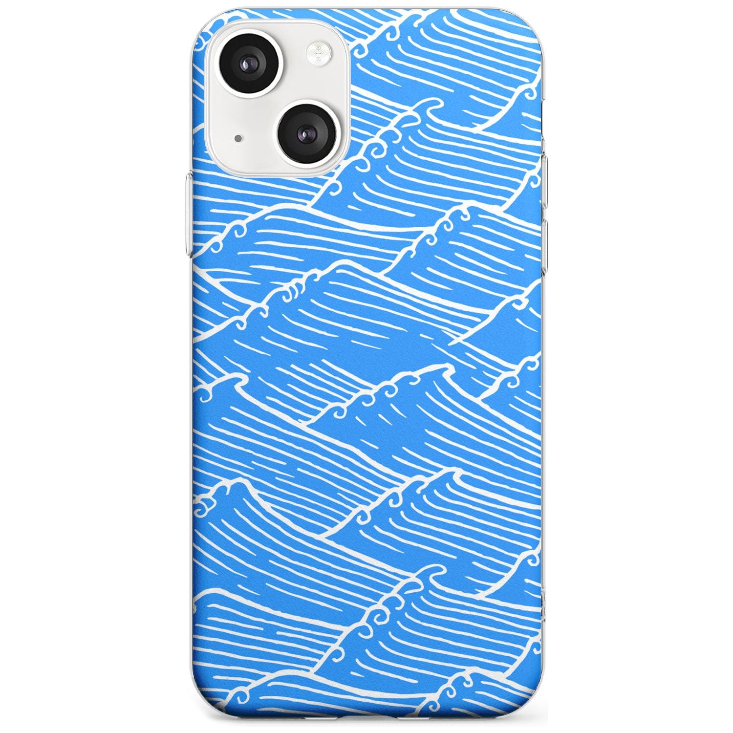 Waves Pattern Slim Phone Case for iPhone 13 & 13 Mini