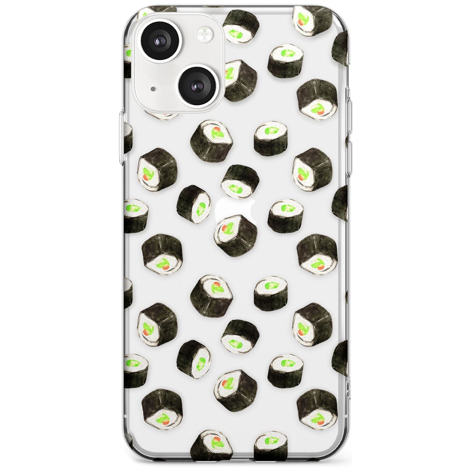 Maki Rolls Sushi Pattern