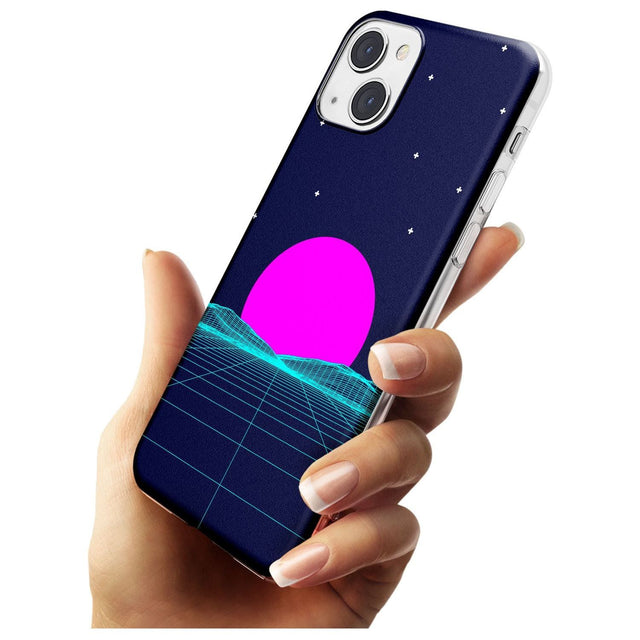 Miami Sunset Vaporwave Slim Phone Case for iPhone 13 & 13 Mini