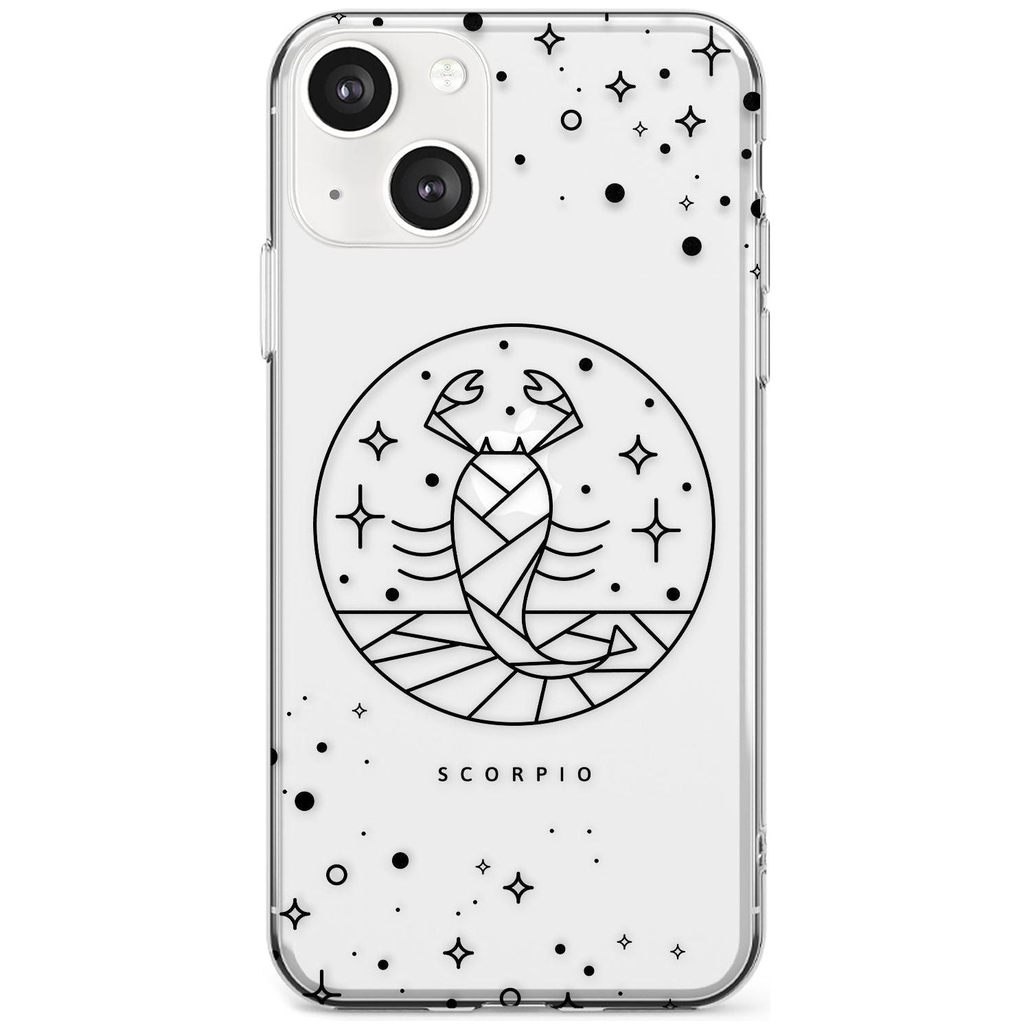 Scorpio Emblem Cosmic Design