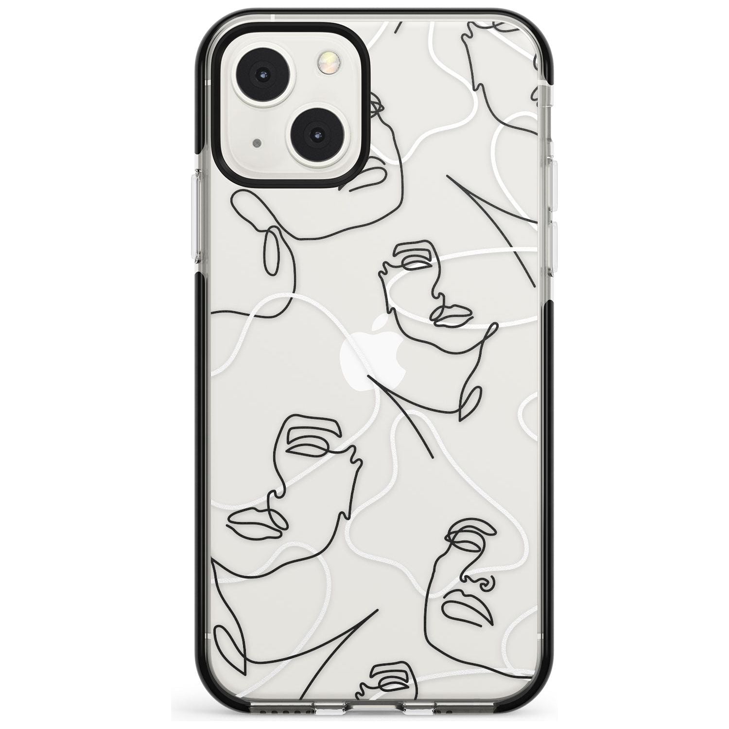 Personalised Abstract Faces Phone Case for iPhone 13 Mini
