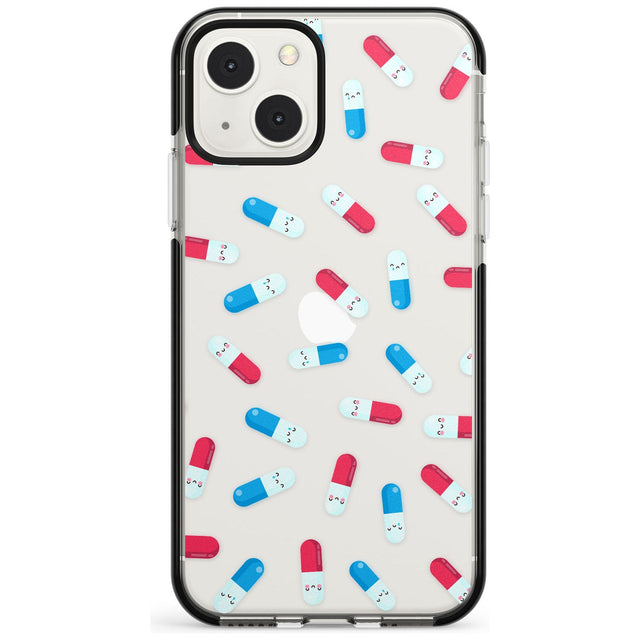 Kawaii Pill PatternPhone Case for iPhone 13 Mini