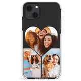 Personalised Heart Photo GridPhone Case for iPhone 13 Mini