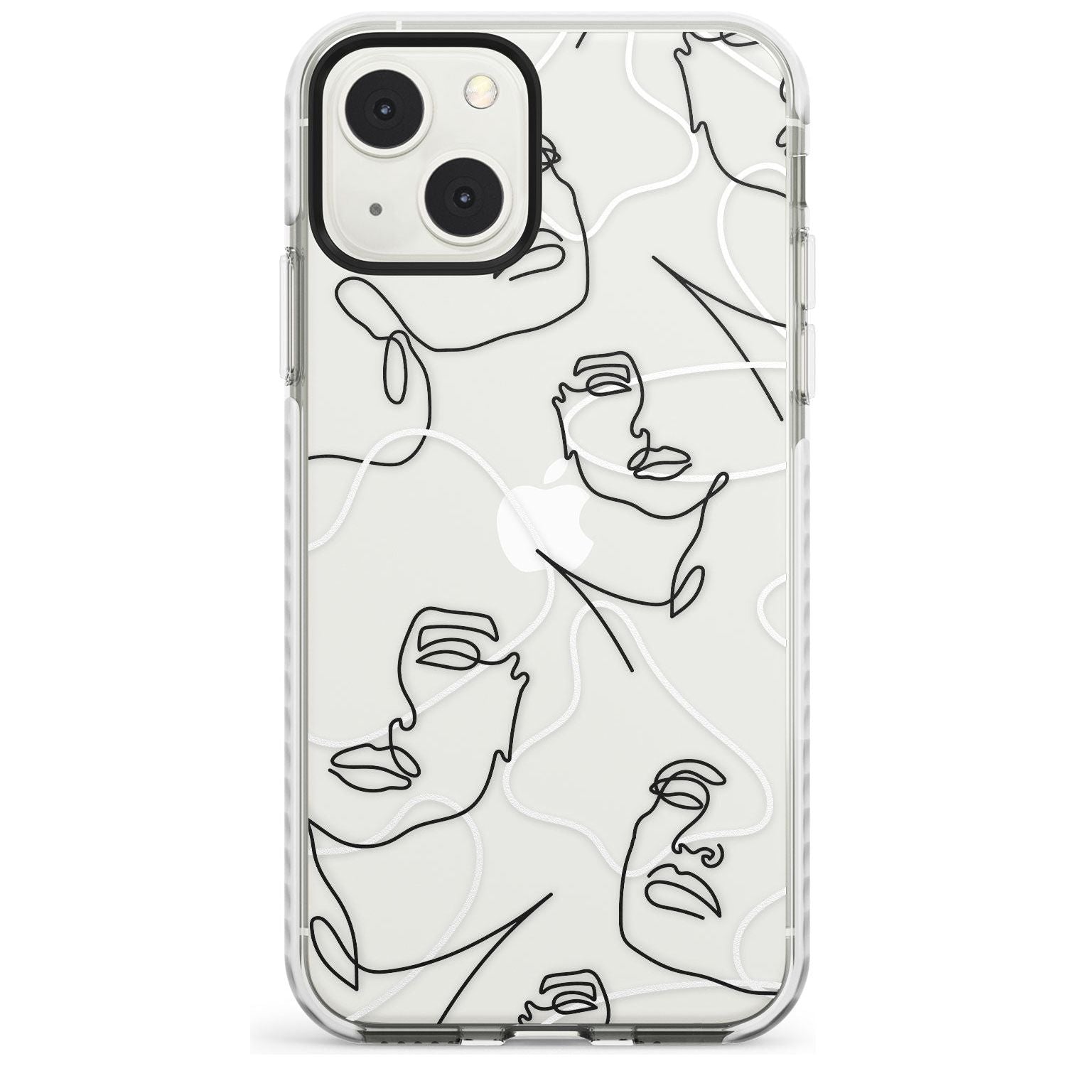Personalised Abstract Faces Phone Case for iPhone 13 Mini
