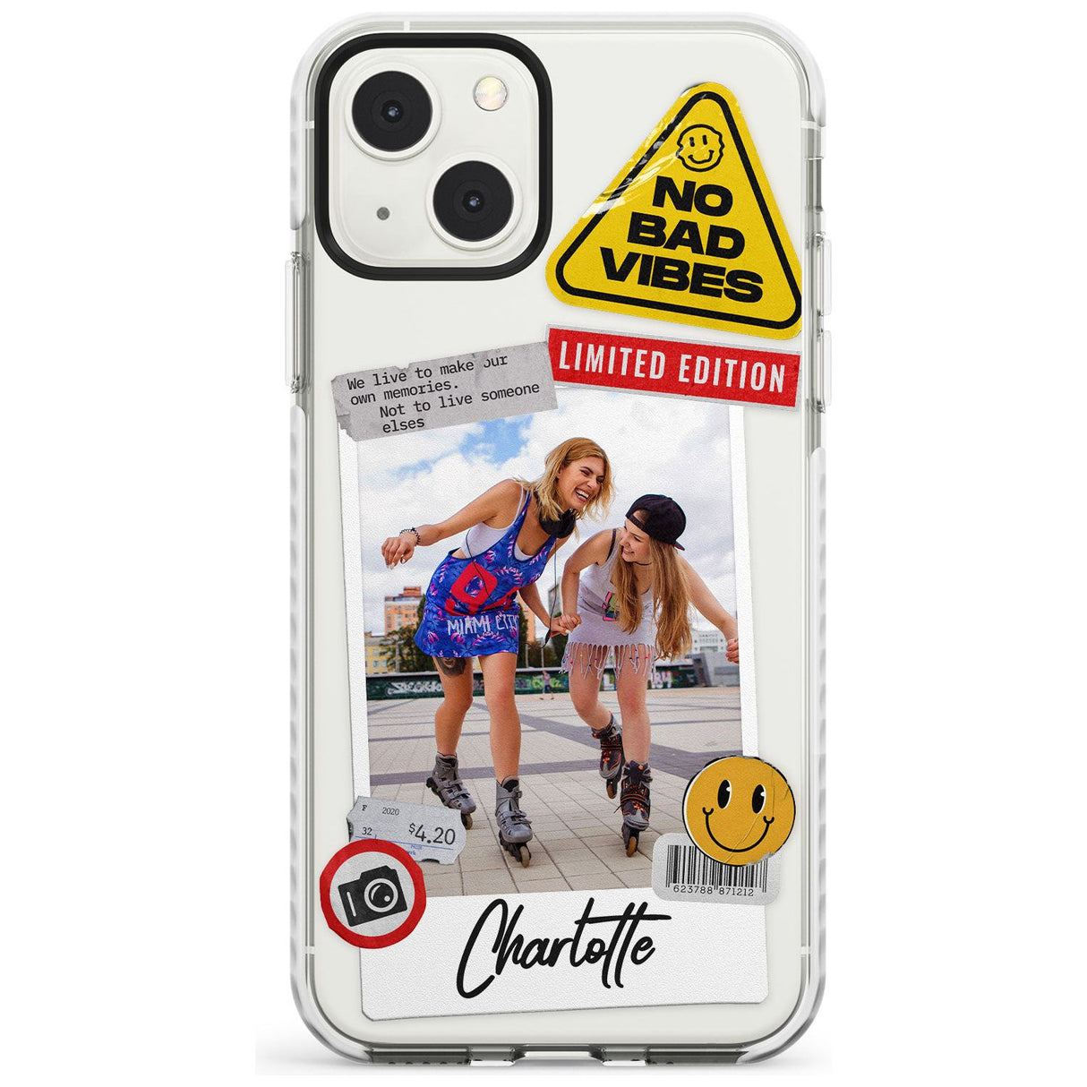 Personalised Snake Instant PhotoPhone Case for iPhone 13 Mini