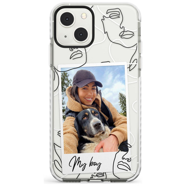 Personalised Snake Instant PhotoPhone Case for iPhone 13 Mini