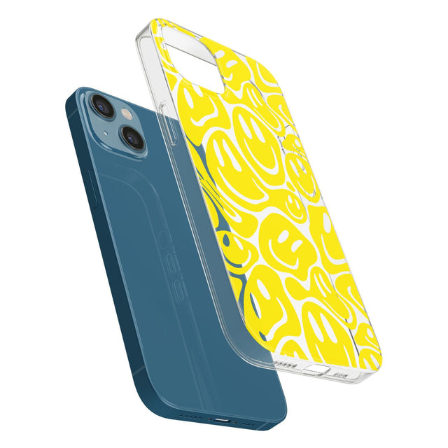 Blue Acid FacesPhone Case for iPhone 13 Mini