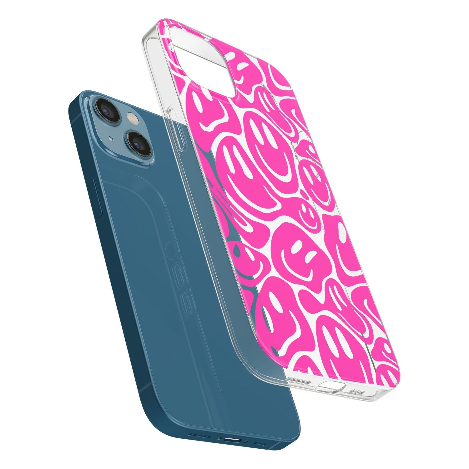 Blue Acid FacesPhone Case for iPhone 13 Mini