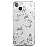 Personalised Abstract Faces Phone Case for iPhone 13 Mini