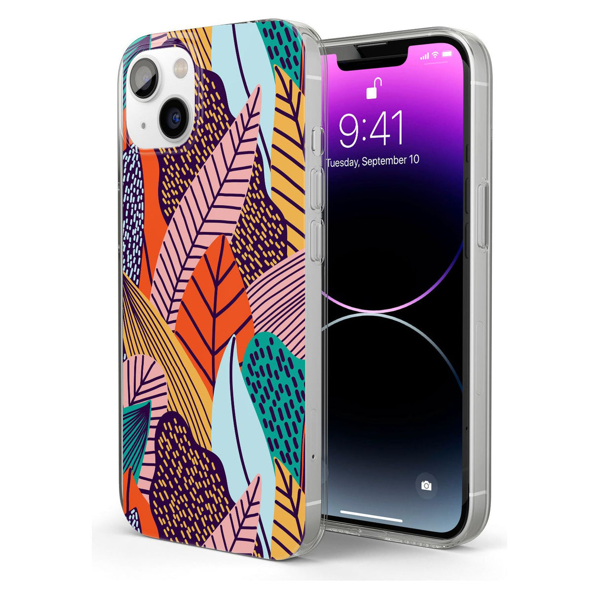 Abstract LeavesPhone Case for iPhone 13 Mini