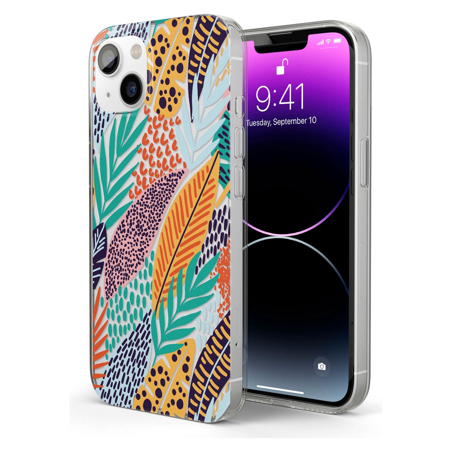 Abstract LeavesPhone Case for iPhone 13 Mini