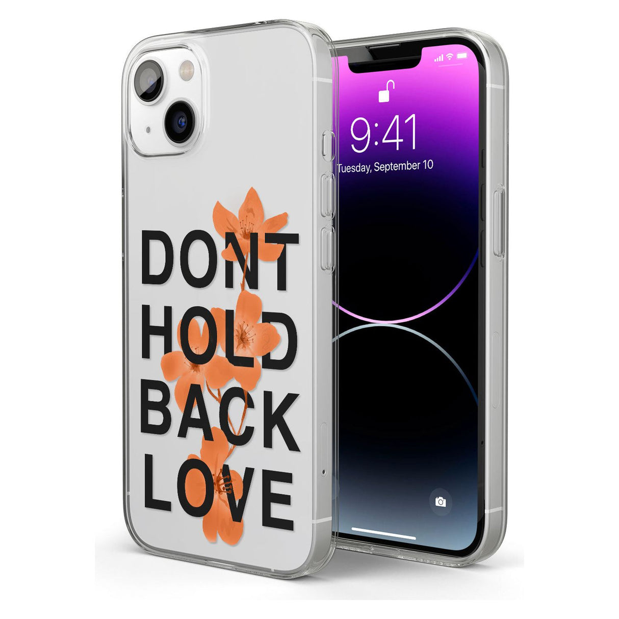 Don't Hold Back Love - Blue & WhitePhone Case for iPhone 13 Mini