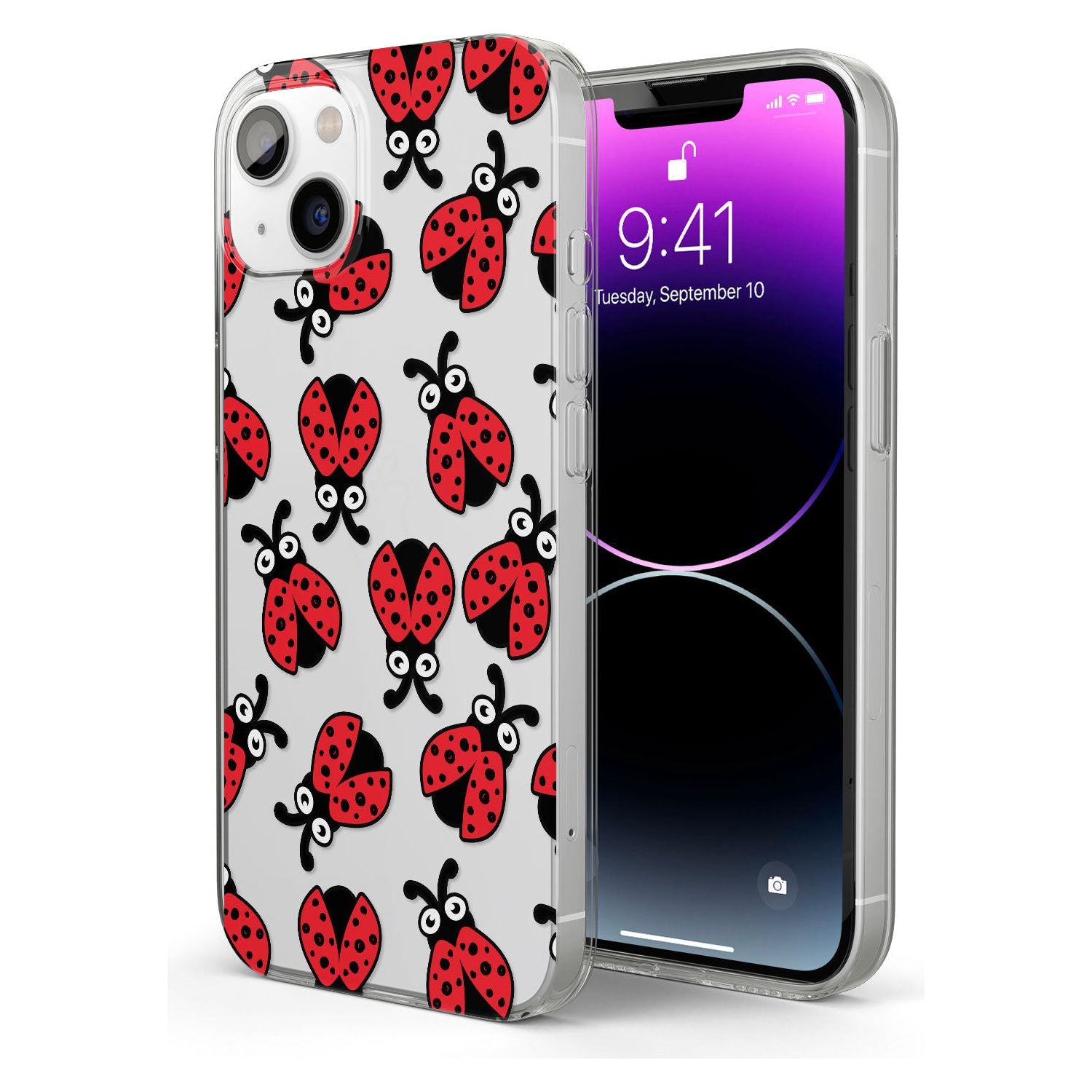 Ladybug PatternPhone Case for iPhone 13 Mini