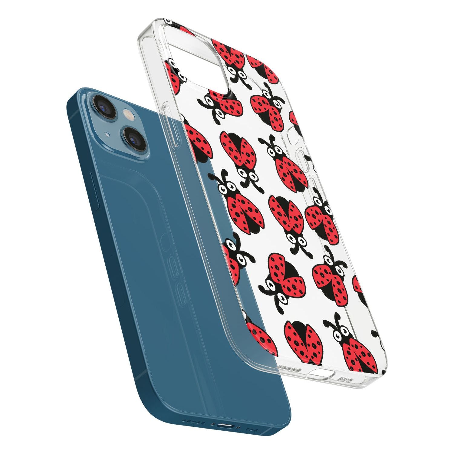 Ladybug PatternPhone Case for iPhone 13 Mini