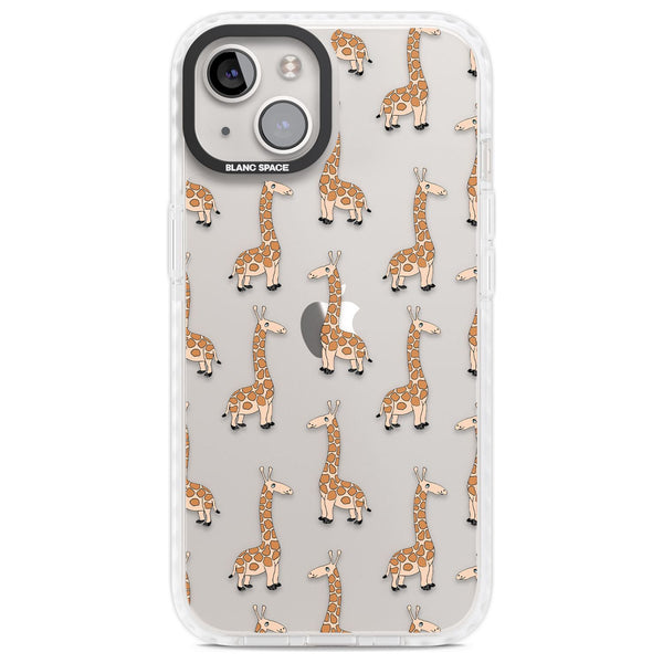 Cute Giraffe Pattern Clear