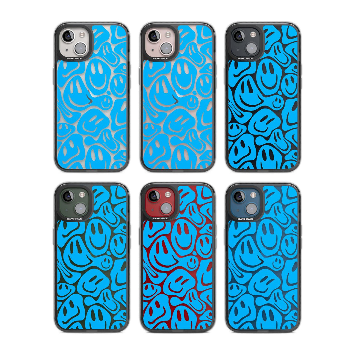 Blue Acid FacesPhone Case for iPhone 14