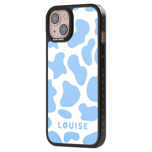 Personalised Blue and White Cow Print Custom Phone Case iPhone 15 Pro Max / Black Impact Case,iPhone 15 Plus / Black Impact Case,iPhone 15 Pro / Black Impact Case,iPhone 15 / Black Impact Case,iPhone 15 Pro Max / Impact Case,iPhone 15 Plus / Impact Case,iPhone 15 Pro / Impact Case,iPhone 15 / Impact Case,iPhone 15 Pro Max / Magsafe Black Impact Case,iPhone 15 Plus / Magsafe Black Impact Case,iPhone 15 Pro / Magsafe Black Impact Case,iPhone 15 / Magsafe Black Impact Case,iPhone 14 Pro Max / Black Impact Case