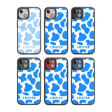 Personalised Blue and White Cow Print Custom Phone Case iPhone 15 Pro Max / Black Impact Case,iPhone 15 Plus / Black Impact Case,iPhone 15 Pro / Black Impact Case,iPhone 15 / Black Impact Case,iPhone 15 Pro Max / Impact Case,iPhone 15 Plus / Impact Case,iPhone 15 Pro / Impact Case,iPhone 15 / Impact Case,iPhone 15 Pro Max / Magsafe Black Impact Case,iPhone 15 Plus / Magsafe Black Impact Case,iPhone 15 Pro / Magsafe Black Impact Case,iPhone 15 / Magsafe Black Impact Case,iPhone 14 Pro Max / Black Impact Case