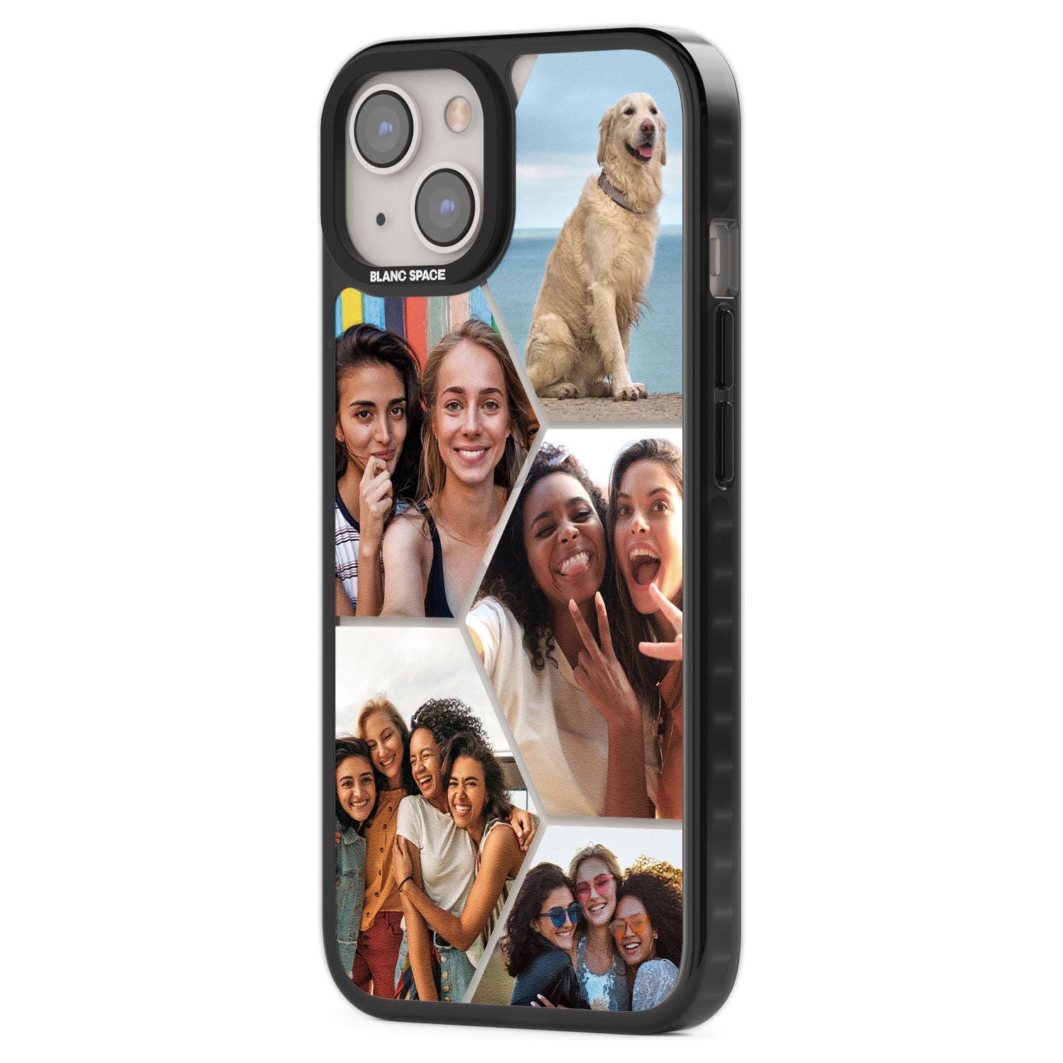 Personalised Heart Photo GridPhone Case for iPhone 14