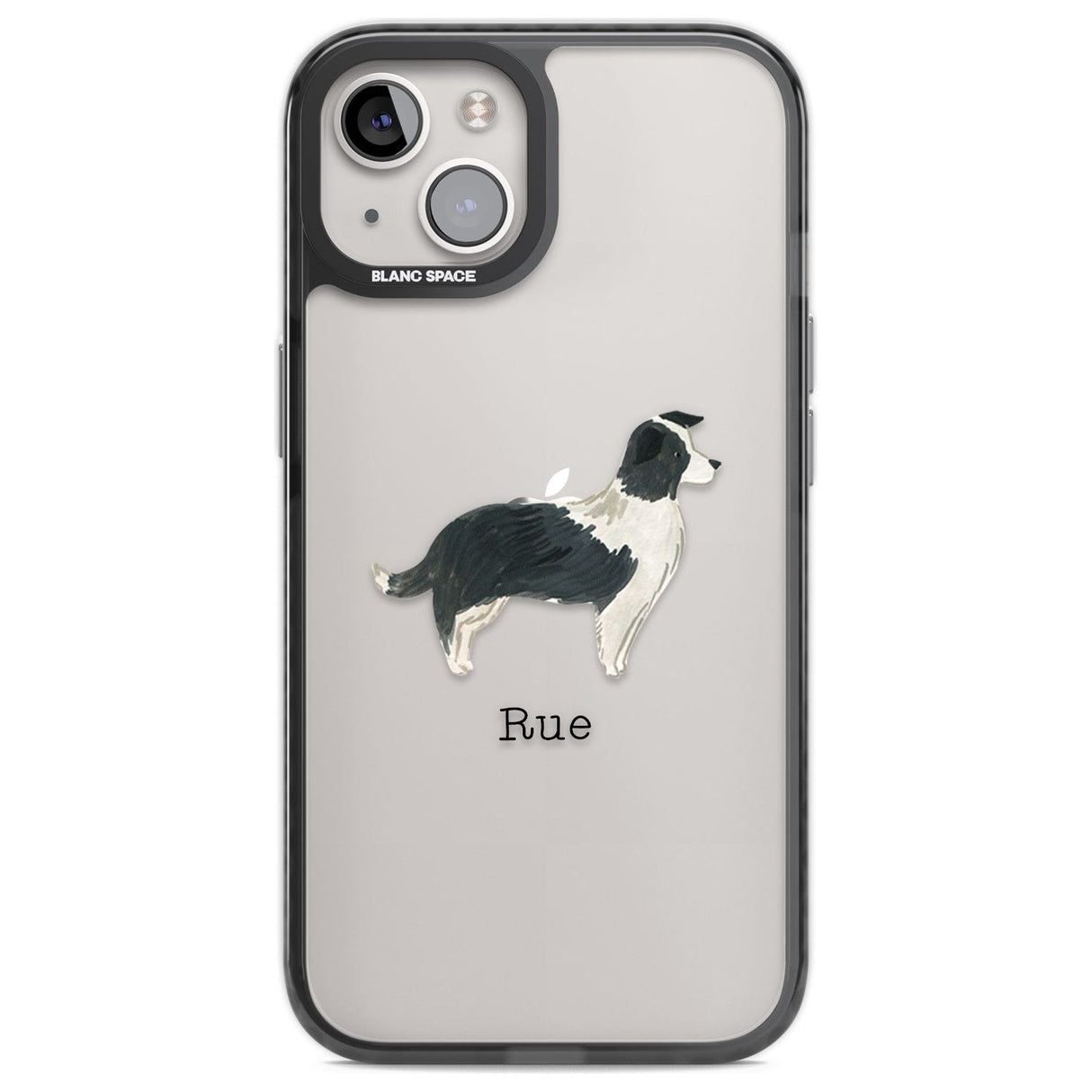 Personalised Border Collie Custom Phone Case iPhone 12 / Black Impact Case,iPhone 13 / Black Impact Case,iPhone 12 Pro / Black Impact Case,iPhone 14 / Black Impact Case,iPhone 15 Plus / Black Impact Case,iPhone 15 / Black Impact Case Blanc Space