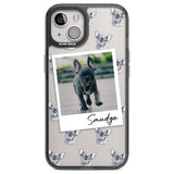 Personalised French Bulldog, Grey - Dog Photo Custom Phone Case iPhone 12 / Black Impact Case,iPhone 13 / Black Impact Case,iPhone 12 Pro / Black Impact Case,iPhone 14 / Black Impact Case,iPhone 15 Plus / Black Impact Case,iPhone 15 / Black Impact Case Blanc Space