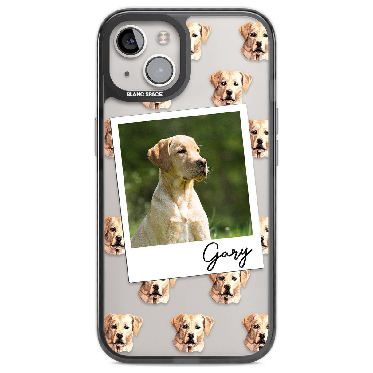 Personalised Labrador, Tan - Dog Photo Custom Phone Case iPhone 12 / Black Impact Case,iPhone 13 / Black Impact Case,iPhone 12 Pro / Black Impact Case,iPhone 14 / Black Impact Case,iPhone 15 Plus / Black Impact Case,iPhone 15 / Black Impact Case Blanc Space