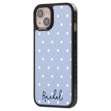 Personalised Simple Light Blue Dots Custom Phone Case iPhone 15 Pro Max / Black Impact Case,iPhone 15 Plus / Black Impact Case,iPhone 15 Pro / Black Impact Case,iPhone 15 / Black Impact Case,iPhone 15 Pro Max / Impact Case,iPhone 15 Plus / Impact Case,iPhone 15 Pro / Impact Case,iPhone 15 / Impact Case,iPhone 15 Pro Max / Magsafe Black Impact Case,iPhone 15 Plus / Magsafe Black Impact Case,iPhone 15 Pro / Magsafe Black Impact Case,iPhone 15 / Magsafe Black Impact Case,iPhone 14 Pro Max / Black Impact Case,i