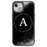 Personalised Eclipse Monogram Custom Phone Case iPhone 12 / Black Impact Case,iPhone 13 / Black Impact Case,iPhone 12 Pro / Black Impact Case,iPhone 14 / Black Impact Case,iPhone 15 Plus / Black Impact Case,iPhone 15 / Black Impact Case Blanc Space