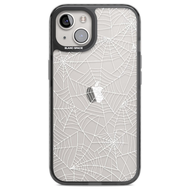 Personalised Spider Web Pattern Custom Phone Case iPhone 13 / Black Impact Case,iPhone 12 Pro / Black Impact Case,iPhone 12 / Black Impact Case,iPhone 14 / Black Impact Case,iPhone 15 Plus / Black Impact Case,iPhone 15 / Black Impact Case Blanc Space