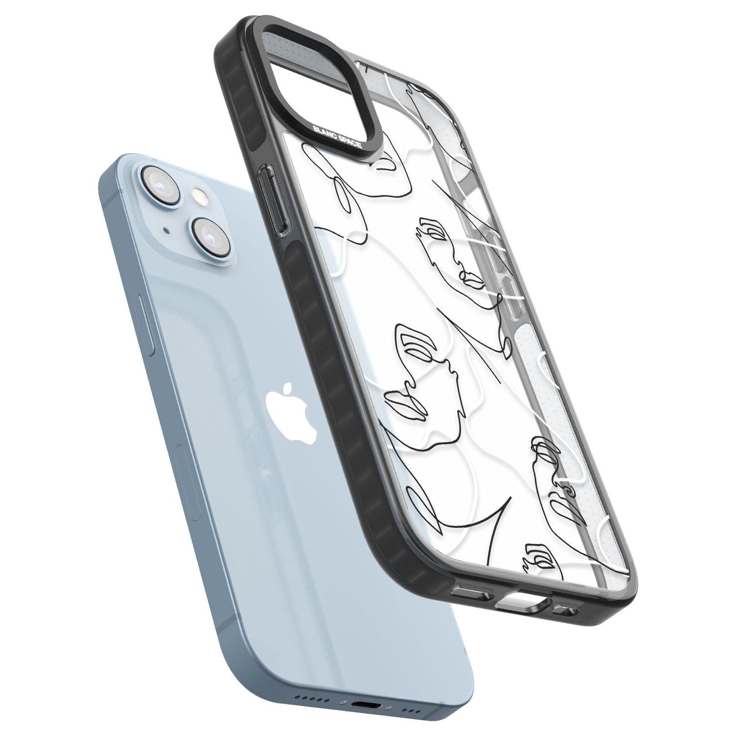 Personalised Abstract Faces Phone Case for iPhone 14