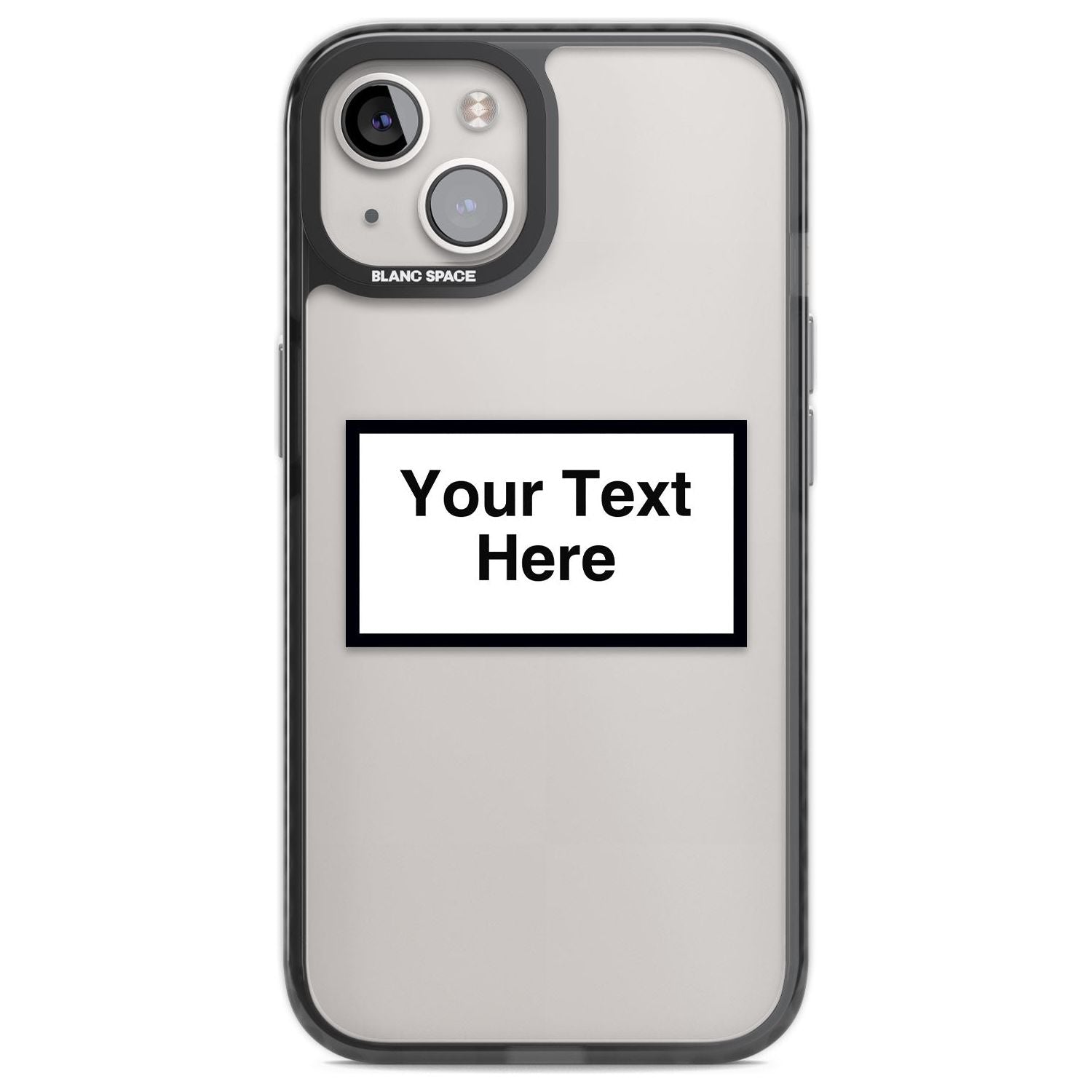 Personalised Create your own Warning Label iPhone Case - iPhone 13 ...