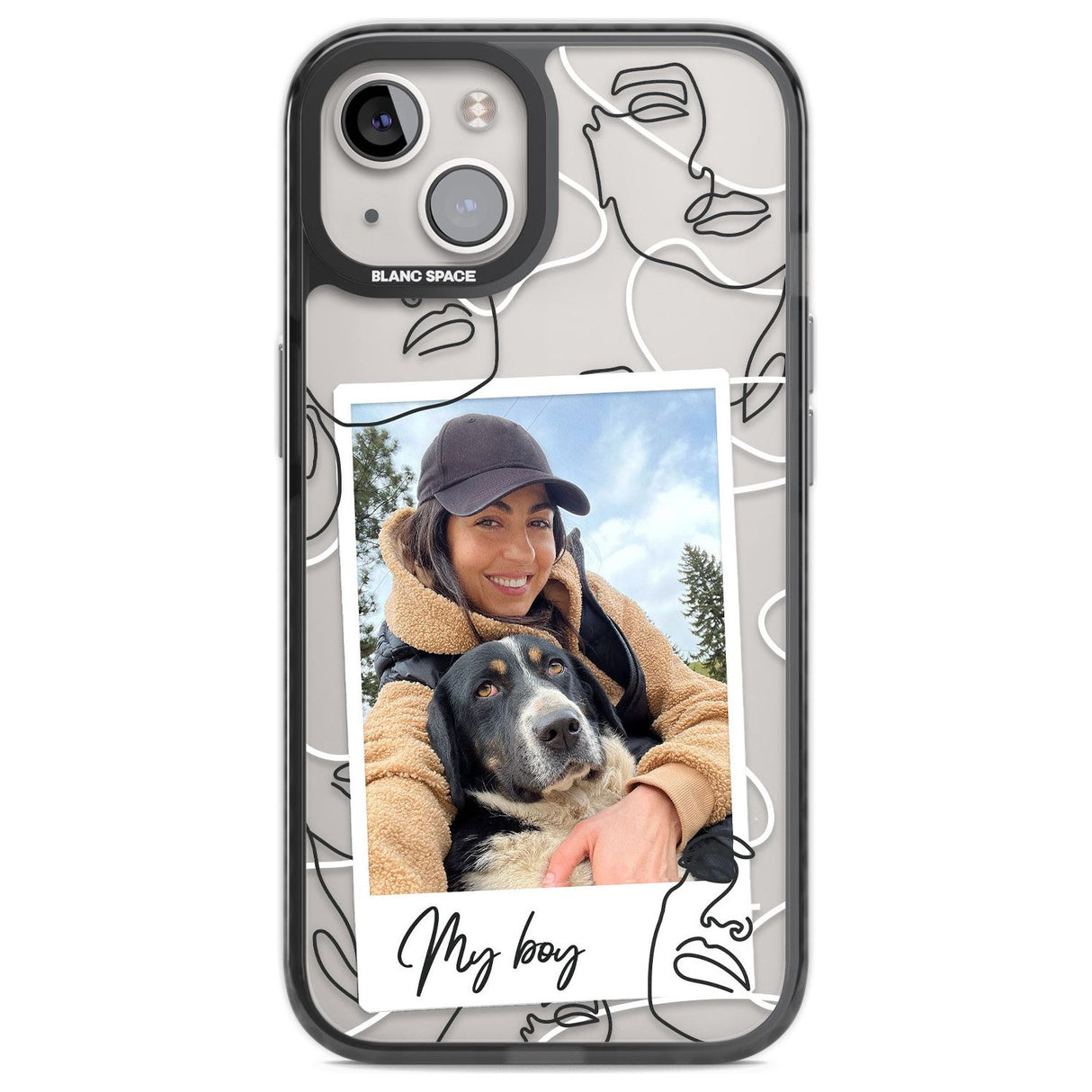 Personalised Snake Instant PhotoPhone Case for iPhone 14