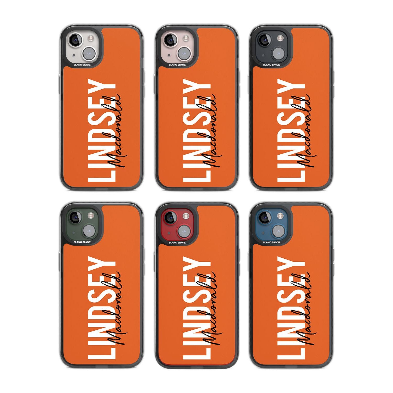 Personalised Bold Name: Orange
