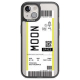 Personalised Moon Space Travel Ticket Custom Phone Case iPhone 12 / Black Impact Case,iPhone 13 / Black Impact Case,iPhone 12 Pro / Black Impact Case,iPhone 14 / Black Impact Case,iPhone 15 Plus / Black Impact Case,iPhone 15 / Black Impact Case Blanc Space