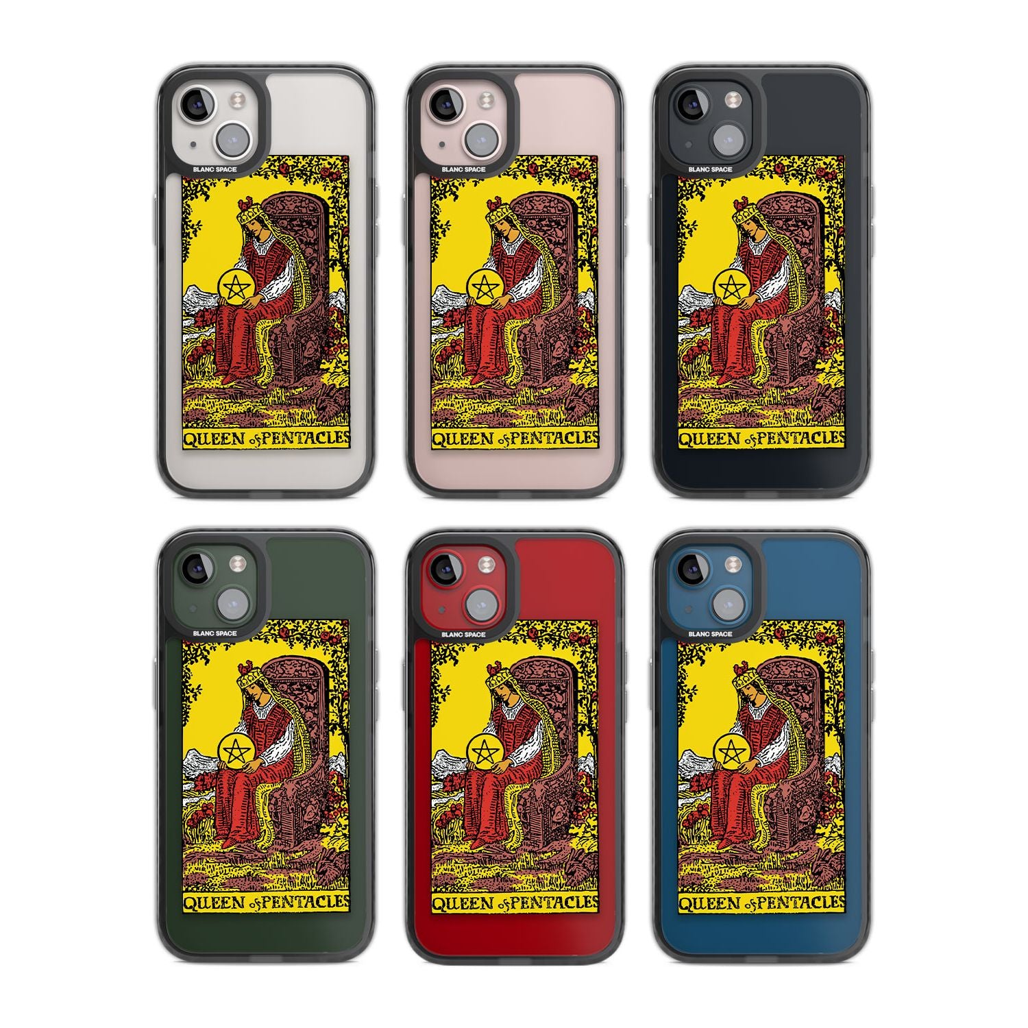 Personalised Queen of Pentacles Tarot Card - Colour