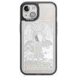 Personalised Temperance Tarot Card - White Transparent Custom Phone Case iPhone 12 / Black Impact Case,iPhone 13 / Black Impact Case,iPhone 12 Pro / Black Impact Case,iPhone 14 / Black Impact Case,iPhone 15 Plus / Black Impact Case,iPhone 15 / Black Impact Case Blanc Space