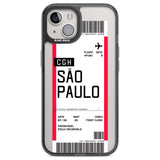 Personalised São Paulo Boarding Pass Custom Phone Case iPhone 12 / Black Impact Case,iPhone 13 / Black Impact Case,iPhone 12 Pro / Black Impact Case,iPhone 14 / Black Impact Case,iPhone 15 Plus / Black Impact Case,iPhone 15 / Black Impact Case Blanc Space