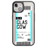 Personalised Glasgow Boarding Pass Custom Phone Case iPhone 12 / Black Impact Case,iPhone 13 / Black Impact Case,iPhone 12 Pro / Black Impact Case,iPhone 14 / Black Impact Case,iPhone 15 Plus / Black Impact Case,iPhone 15 / Black Impact Case Blanc Space