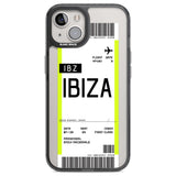 Personalised Ibiza Boarding Pass Custom Phone Case iPhone 12 / Black Impact Case,iPhone 13 / Black Impact Case,iPhone 12 Pro / Black Impact Case,iPhone 14 / Black Impact Case,iPhone 15 Plus / Black Impact Case,iPhone 15 / Black Impact Case Blanc Space