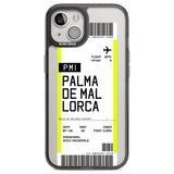 Personalised Palma De Mallorca Boarding Pass Custom Phone Case iPhone 12 / Black Impact Case,iPhone 13 / Black Impact Case,iPhone 12 Pro / Black Impact Case,iPhone 14 / Black Impact Case,iPhone 15 Plus / Black Impact Case,iPhone 15 / Black Impact Case Blanc Space