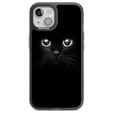 Black Cat Phone Case iPhone 13 / Black Impact Case,iPhone 14 / Black Impact Case,iPhone 15 / Black Impact Case,iPhone 15 Plus / Black Impact Case Blanc Space