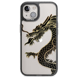 Large Black Dragon Phone Case iPhone 13 / Black Impact Case,iPhone 12 Pro / Black Impact Case,iPhone 12 / Black Impact Case,iPhone 14 / Black Impact Case,iPhone 15 Plus / Black Impact Case,iPhone 15 / Black Impact Case Blanc Space