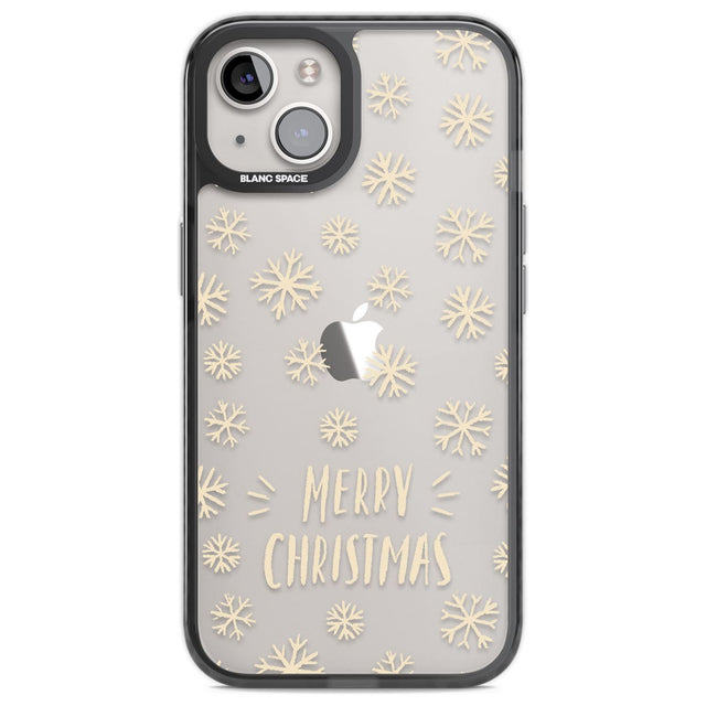 Christmas Snowflake Pattern Phone Case iPhone 13 / Black Impact Case,iPhone 12 Pro / Black Impact Case,iPhone 12 / Black Impact Case,iPhone 14 / Black Impact Case,iPhone 15 Plus / Black Impact Case,iPhone 15 / Black Impact Case Blanc Space