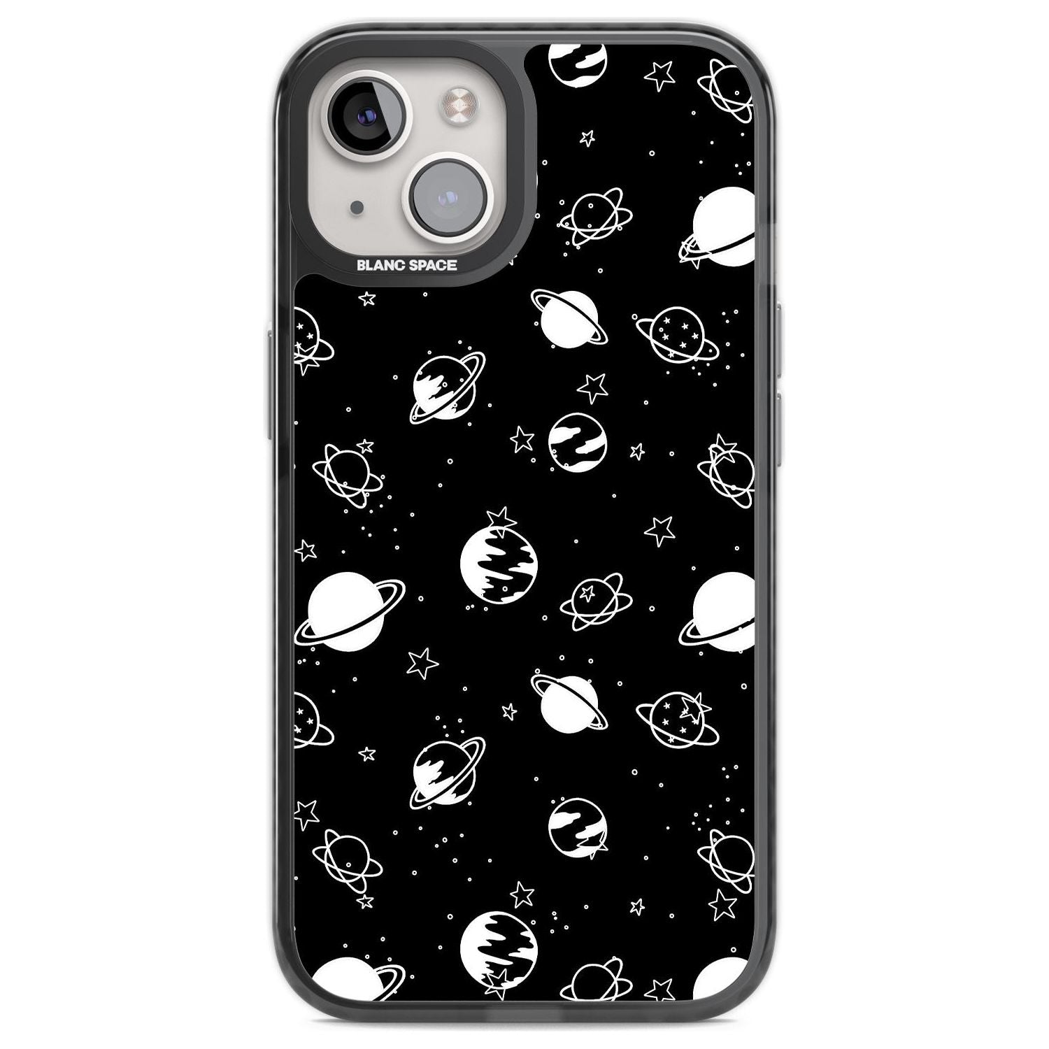 White Planets On Black
