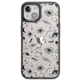 Mixed Galaxy Pattern Phone Case iPhone 12 / Black Impact Case,iPhone 13 / Black Impact Case,iPhone 12 Pro / Black Impact Case,iPhone 14 / Black Impact Case,iPhone 15 Plus / Black Impact Case,iPhone 15 / Black Impact Case Blanc Space