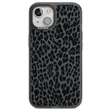 Dark Animal Print Pattern Small Leopard Phone Case iPhone 12 / Black Impact Case,iPhone 13 / Black Impact Case,iPhone 12 Pro / Black Impact Case,iPhone 14 / Black Impact Case,iPhone 15 Plus / Black Impact Case,iPhone 15 / Black Impact Case Blanc Space