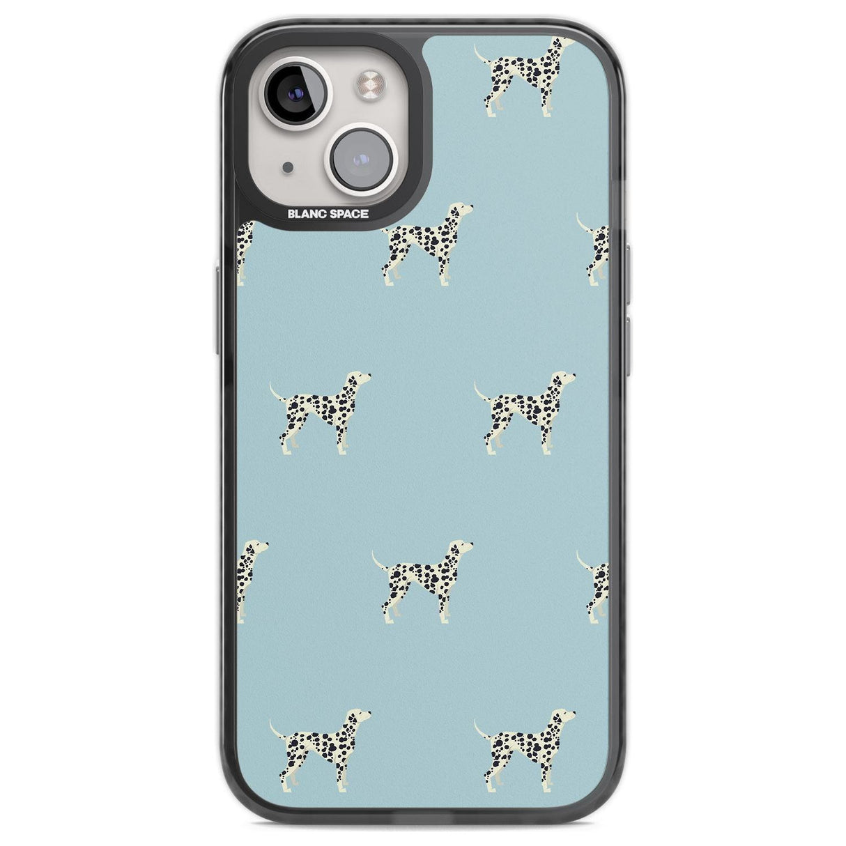 Dalmation Dog Pattern Phone Case iPhone 12 / Black Impact Case,iPhone 13 / Black Impact Case,iPhone 12 Pro / Black Impact Case,iPhone 14 / Black Impact Case,iPhone 15 Plus / Black Impact Case,iPhone 15 / Black Impact Case Blanc Space